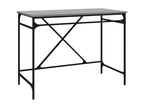 Bureau Calmetop gris 100x50x75 cm bois d'ingénierie et fer 50378URFP