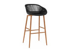 Chaises de bar lot de 2 noir 85819VQPS