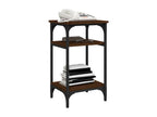 Table d'appoint Chêne marron 35x30x60 cm Bois d'ingénierie 21218QZNN