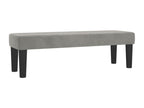 Sommier à Artvivrestore de lit et matelas Gris clair 140x190cm Velours 12770LCLA