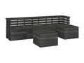 Salon de jardin palette bois marron 60x65x71,5 cm 02 0018614 71185UFHE