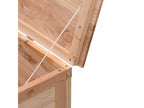 Boîte à coussins d'extérieur 99x50x56,5 cm bois de sapin massif 42265MRJA