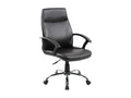 Chaise de bureau Calmetop Chaise de direction avec accoudoirs Chaise de bureau ergonomique Noir 60x59h100/110 cm 19124JGOR