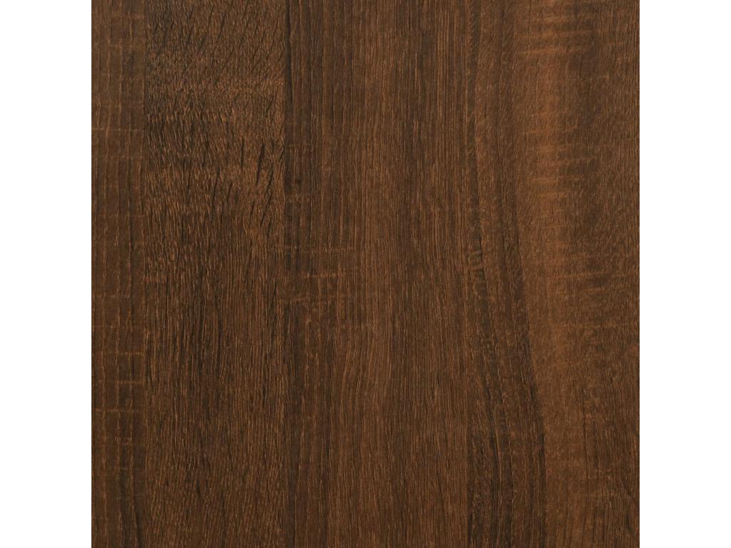 Cadre de lit sans matelas chêne marron 150x200 cm 02545XPZM