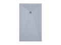 Receveur de douche gris finition ardoise Nidchicshop grille de couleur - 90x80 cm 60176YVQT