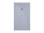 Receveur de douche gris finition ardoise Nidchicshop grille de couleur - 90x80 cm 60176YVQT
