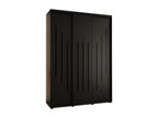 ARMOIRE Artvivrestore 8 À PORTES COULISSANTES 235.2/180/45 3 portes Noir/Noir/Noir 85167JAHB