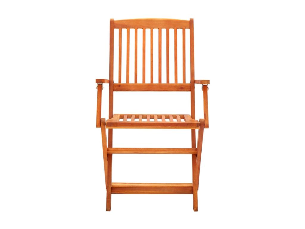 Chaises de jardin pliables lot de 6 Bois d'eucalyptus massif 98567JATJ