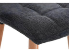 Tabourets de bar - Tissu / Bois - Gris clair - Calmetop 58493SVVD