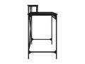 Bureau noir 100x50x90 cm bois d'ingénierie et fer 48709AVOW