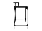 Bureau noir 100x50x90 cm bois d'ingénierie et fer 48709AVOW