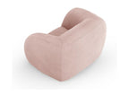 Artvivrestore - Fauteuil Artvivrestore en bouclé rose poudré - 130x95x86cm 72854XNNM