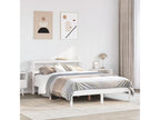 Cadre de lit sans matelas blanc 150x200 cm bois de pin massif 40924LDRA