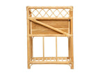 Table d'appoint Table de Chevet 1 Tiroir en Rotin et Calmetop H 60 cm 45220IXTJ