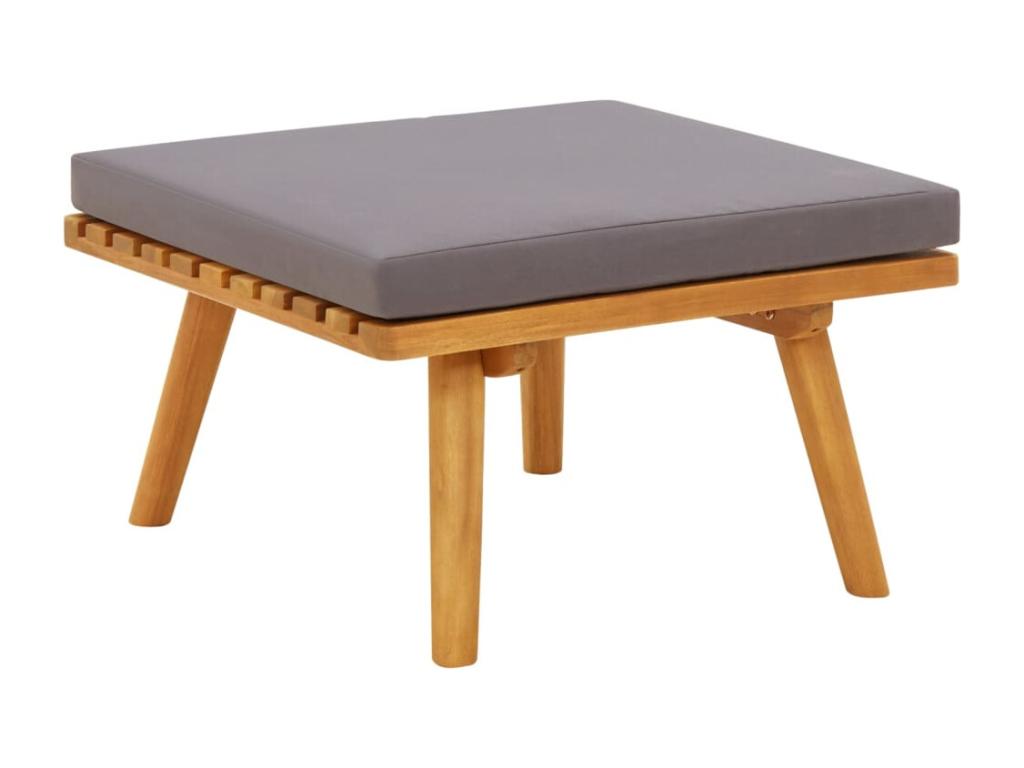 Salon de jardin 9 pièces avec coussins Bois d'Artvivrestore solide 37064GAUQ