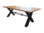 Table - marron Bois - 220x100 cm - Calmetop 83821UHJE