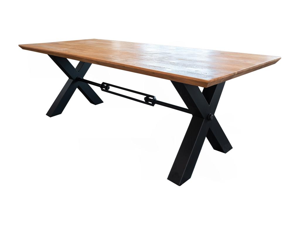 Table - marron Bois - 220x100 cm - Calmetop 83821UHJE