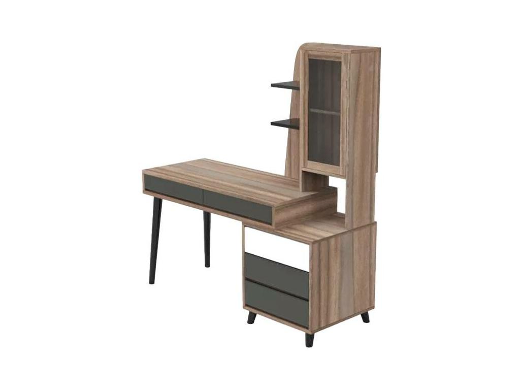 Bureau design moderne 120x55 cm rangement BFARX 19085EUDA