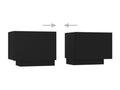 Table de chevet Noir 100x35x40 67052OWUF