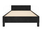Cadre de lit avec tête de lit Noir 80x200 cm Velours 81551BZKD