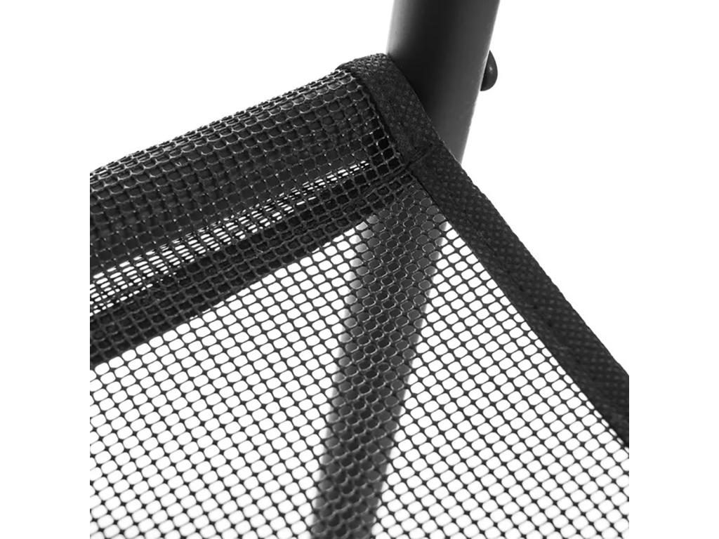 Porte-manteau portant à vêtement avec 2 étagères coloris noir - Longueur 70.50 x Profondeur 30.50 x Hauteur 165 cm 44491KBVG