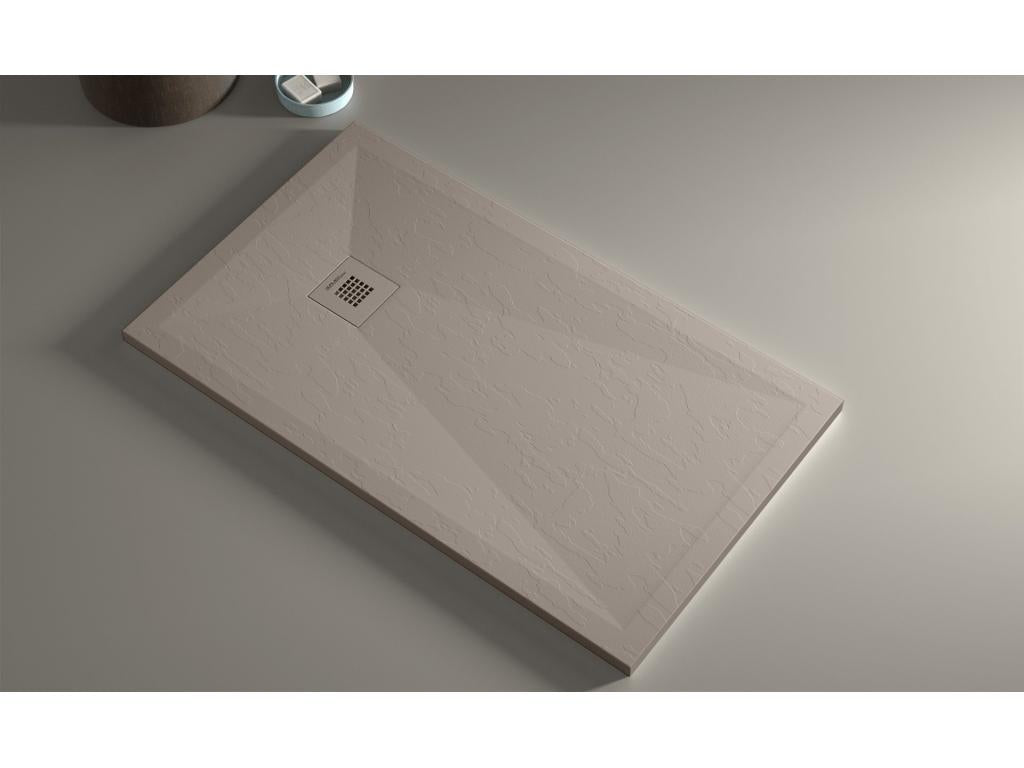 Récepteur de douche sable ardoise Artvivrestore Plus grille de couleur - 180x90 cm 50491LJFU