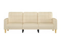 Canapé à 3 places Crème 180 cm Tissu 33395EDES