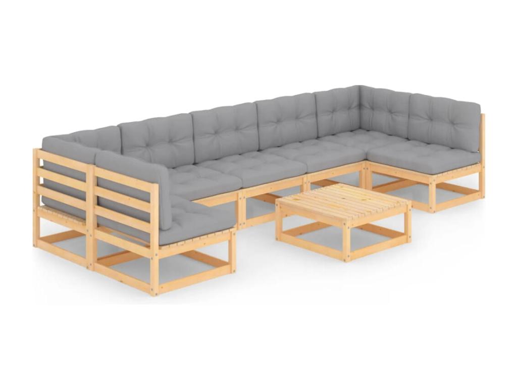 Salon de jardin meuble bois marron 70x70x67 cm 02 0017502 80624PNZL