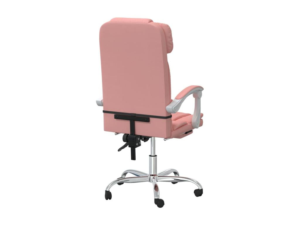 Fauteuil de bureau inclinable Rose Similicuir 25181WRCF