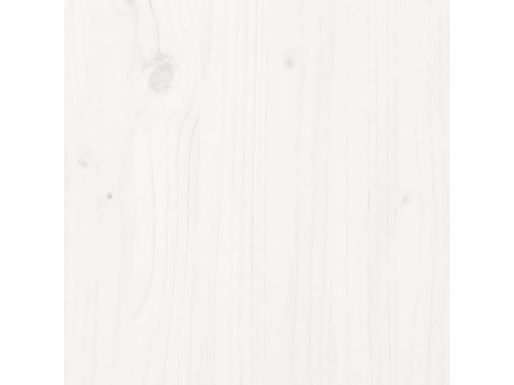 Tête de lit Blanc 81x4x100 cm Bois massif de pin 46871BVVD