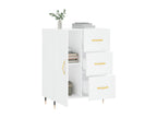 Buffet blanc 69,5x34x90 cm bois d'ingénierie 94286QKIK