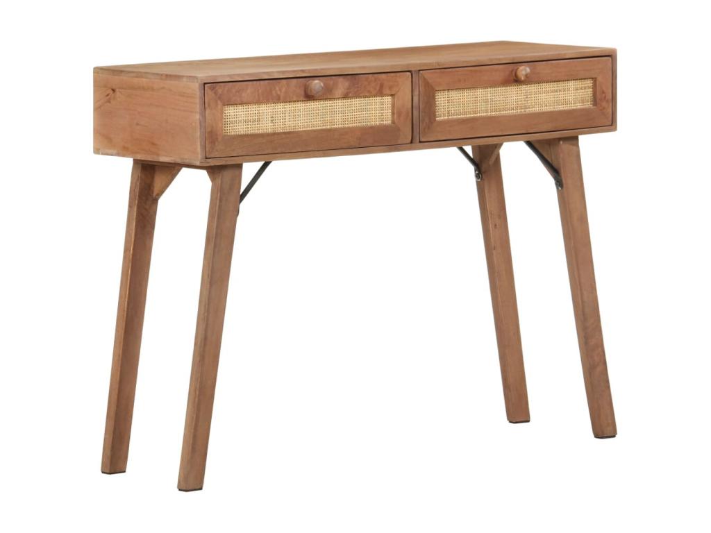 Table console 100x35x76 cm Bois de manguier massif 14239RYVI