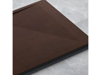 Receveur de douche Chocolat finition Ardoise Calmetop grille de couleur - 170x80 cm 26905EJHL