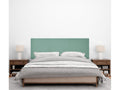 Calmetop Tête de lit en tissu Calmetop lisse 145x50cm Lits 135/140 - Vert d'eau 43365NJGM