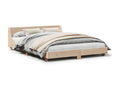 Cadre de lit sans matelas 120x200 cm bois de pin massif 90822KGAP
