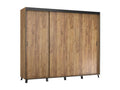 Armoire de chambre à 2 ou 3 portes coulissantes bois Artvivrestore or Artvivrestore - 4 tailles-Largeur 200 cm 32306OWQW