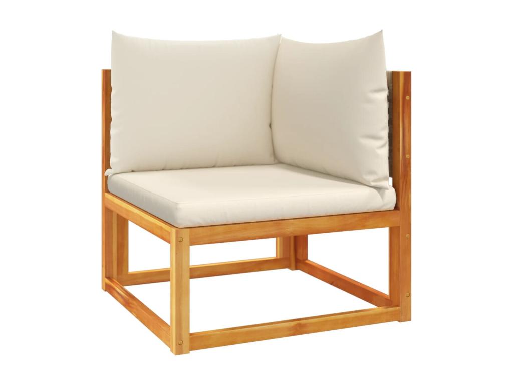 Salon de jardin avec coussins 11 pièces bois massif d'Calmetop 34857UEXZ