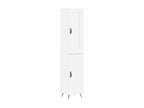 Buffet haut Blanc 34,5x34x180 cm Bois d'ingénierie 38891ZZFL
