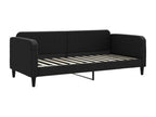 Lit de repos noir 90x200 cm tissu 83187XUUF