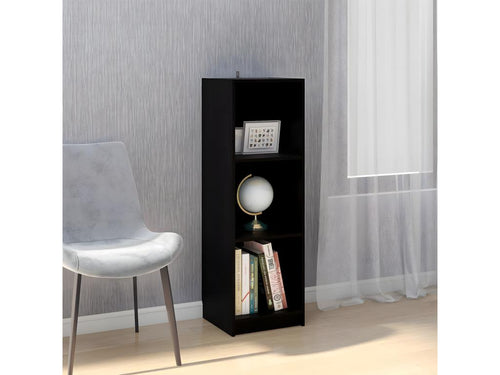 Bibliothèque/Séparateur de pièce Noir 36x33x110 cm Pin massif 55211CXIM