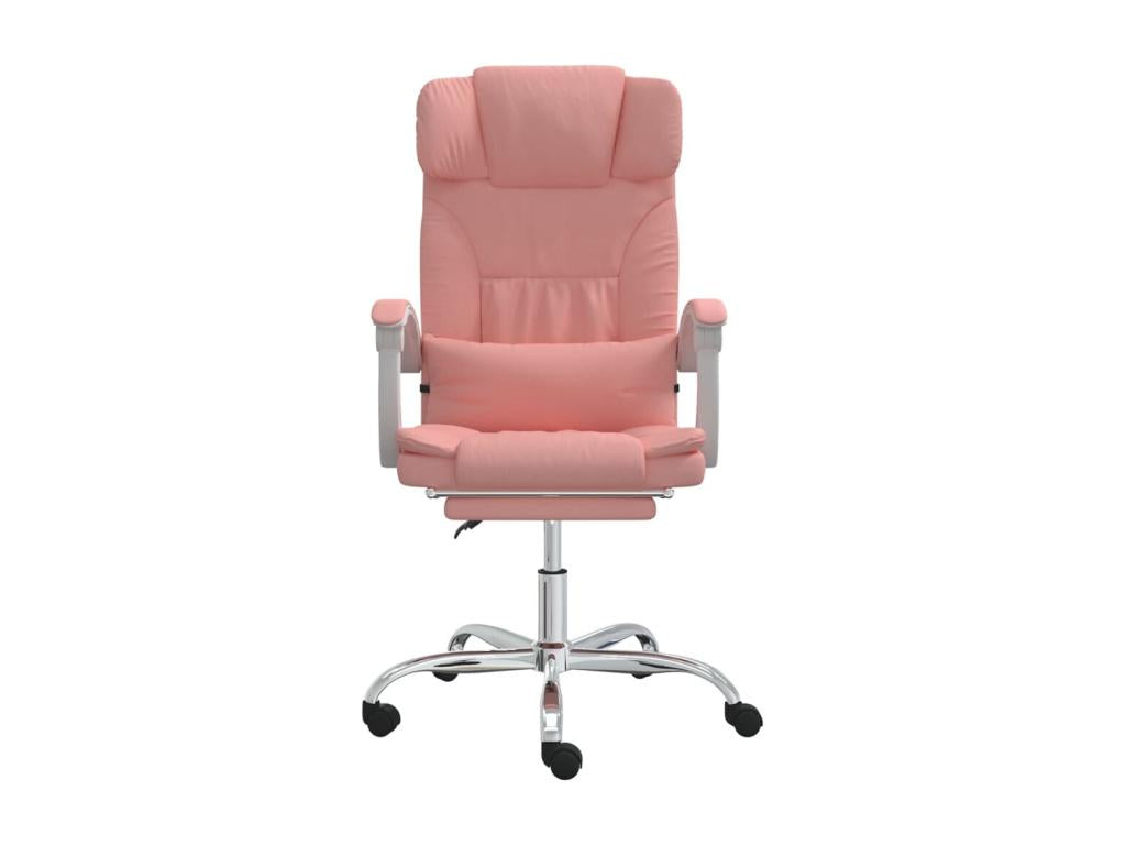 Fauteuil de bureau inclinable Rose Similicuir 25181WRCF