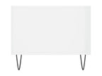 Table basse Blanc brillant 90x50x40 cm Bois d'ingénierie 75961NQQA