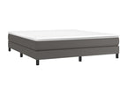 Cadre de lit sans matelas gris 180x200 cm similicuir 03983HDBK