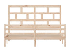 Cadre de lit Bois massif 180x200 cm Super Calmetop 92529FXNK