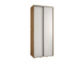 ARMOIRE Artvivrestore 3 À PORTES COULISSANTES 235.2/100/45 2 portes Artvivrestore/Blanc/Argent 52239FOFD