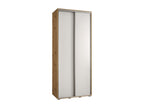 ARMOIRE Artvivrestore 3 À PORTES COULISSANTES 235.2/100/45 2 portes Artvivrestore/Blanc/Argent 52239FOFD