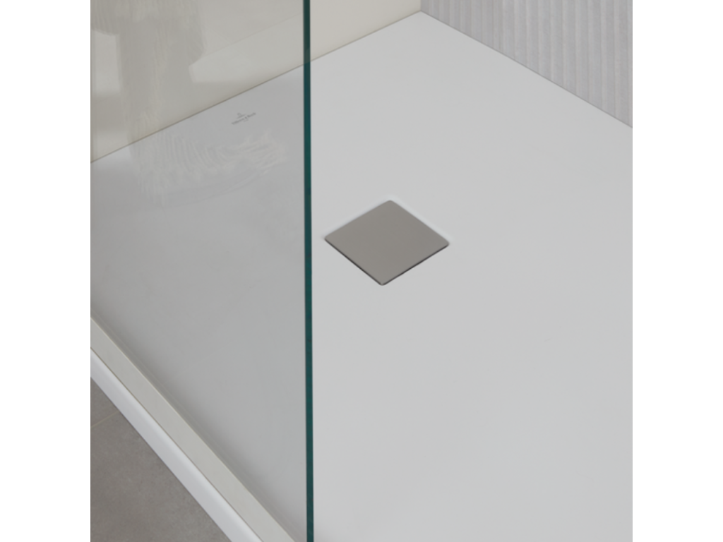 Récepteur 90x90 Calmetop acrylique carré blanc nature 69456VINV
