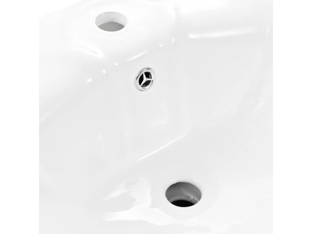 Lavabo autoportant avec socle blanc 58x51x20 cm 02 0002570 10573ZKIH