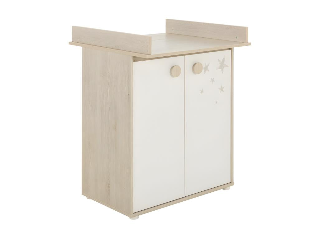 Commode avec plan à langer Calmetop - Fabrication Française 78748EWPJ