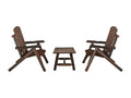 Ensemble de salon de jardin 3 pcs bois massif d'épicéa 20264OHJK